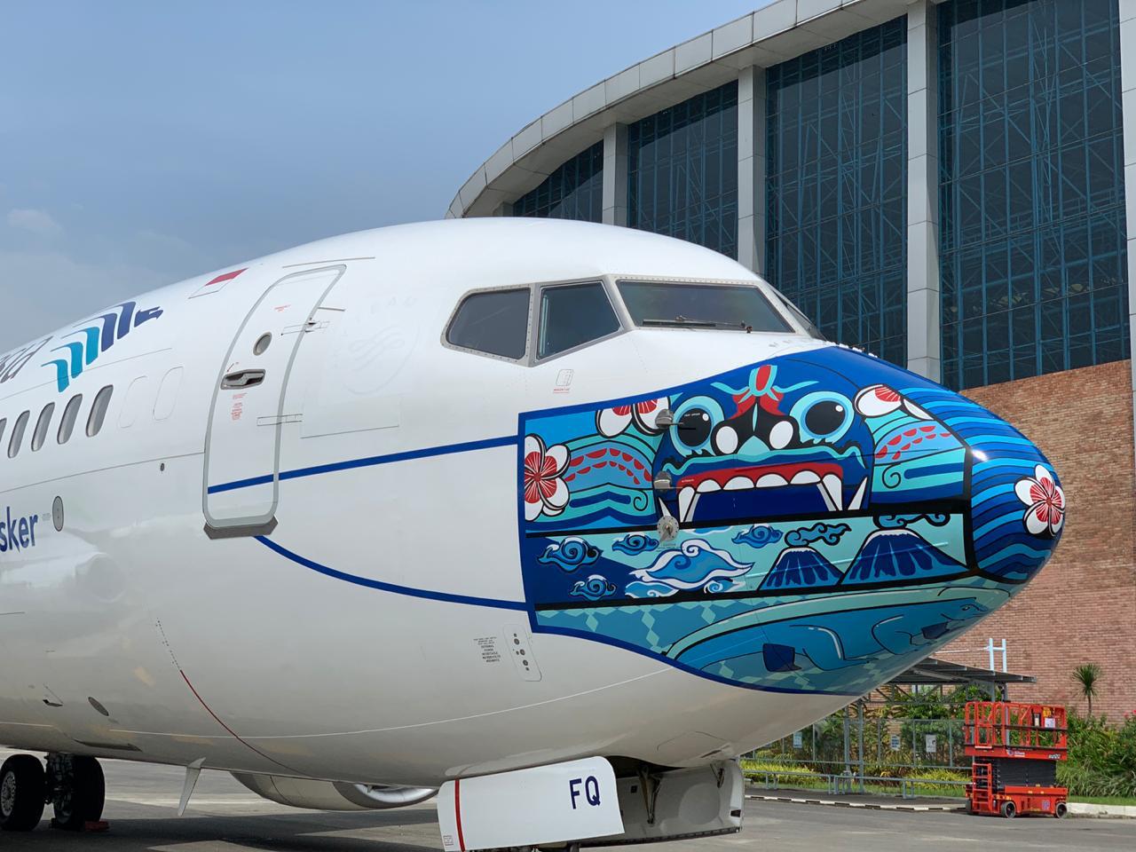 Desain Baru Mask Livery Pada Garuda Indonesia